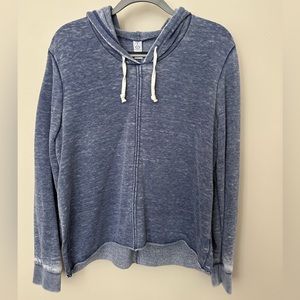 Alternative Hoodie Sweatshirt, Blue, M